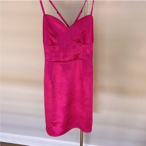 Hot Pink Mini Dress